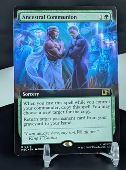 MTG Ancestral Communion EXTENDED ART NON-FOIL NM Marvel MSC #376 Rare - Image 1