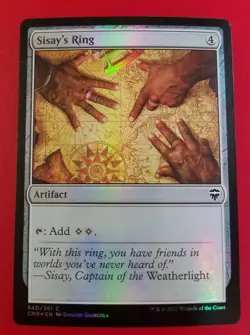 1x Sisay's Ring | FOIL | Commander Legends | MTG Magic Cards - Image 1