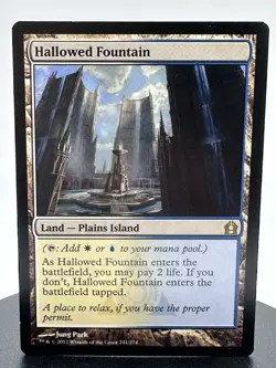MTG Hallowed Fountain Return to Ravnica 241/274 Rare Shock Land Near Mint - Image 1