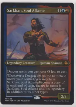 Mtg Sarkhan, Soul Aflame (Foil Etched) March of the Machine: The Aftermath Foil - Image 1