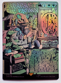 Radagast the Brown Borderless Poster Foil LOTR The Lord of the Rings MTG NM - Image 1
