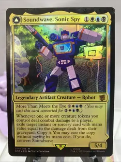 Soundwave, Sonic Spy Soundwave, Superior Captain (FOIL) x1 - MTG Transformer - Image 1