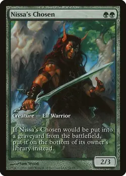 Nissa's Chosen - Promo DCI LP MTG - Image 1