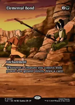 Elemental Bond x1 Borderless Avatar Last Airbender TLE NM MTG - Image 1