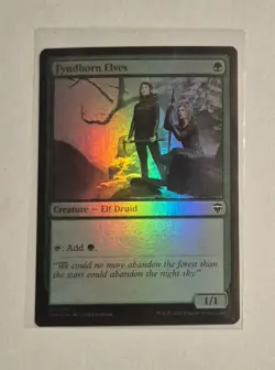 FYNDHORN ELVES FOIL COMMANDER LEGENDS 2020 MAGIC THE GATHERING MTG NM CMR - Image 1