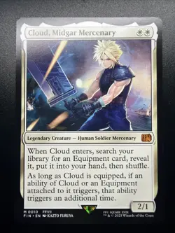 Cloud, Midgar Mercenary Final Fantasy MTG Magic The Gathering Non-Foil Rare - Image 1