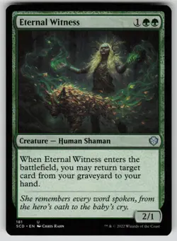 Eternal Witness Normal U Starter Commander Decks 181 NM - Image 1