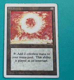 Sol Ring - Revised - MTG - Magic the Gathering - MP - Moderate Play - Image 1