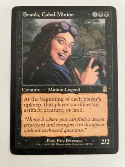 MTG - Braids, Cabal Minion - Odyssey - Regular. LP - Image 1