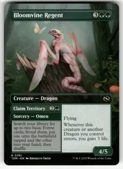 Bloomvine Regent (Borderless) 381 Tarkir: Dragonstorm Magic: The Gathering NM - Image 1