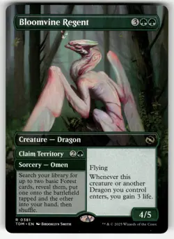 Bloomvine Regent (Borderless) 381 Tarkir: Dragonstorm Magic: The Gathering NM - Image 2