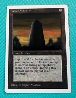 Basalt Monolith - Unlimited - MTG - Magic the Gathering - Image 1