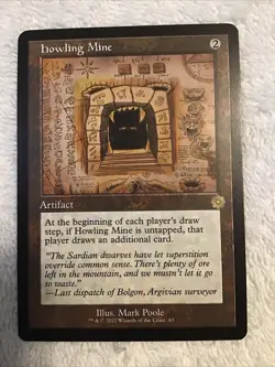 magic the gathering - Howling Mine - Schematic- Brothers War R 83 - Image 1