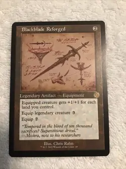 magic the gathering - Blackblade Reforged - Schematic- Brothers War R 69 - Image 1