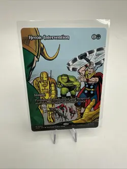 Heroic Intervention -80 - MTG: Marvel Super Heroes - Borderless Showcase Regular - Image 1