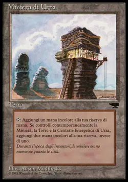 1x Urza's Mine (Miniera di Urza) - Tower - Italian NM-Mint, Italian Renaissance - Image 1