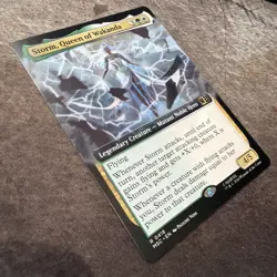 Storm, Queen of Wakanda (Extended Art) 418 MTG MSC Commander: Marvel Regular NM - Image 3