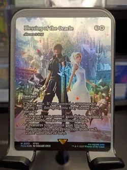 Blessing of the Oracle - Foil - Akroma's Will Magic The Gathering Final Fantasy - Image 1