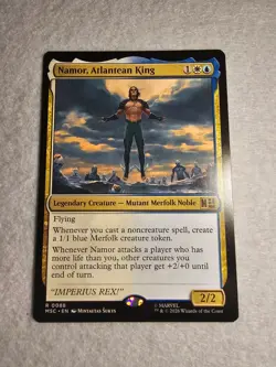 Namor, Atlantean King R MTG Marvel Super Heroes 88 NM - Image 1
