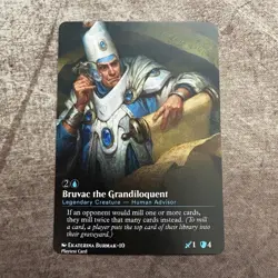 Bruvac the Grandiloquence - Custom Art MTG Magic The Gathering Playtest Card - Image 1