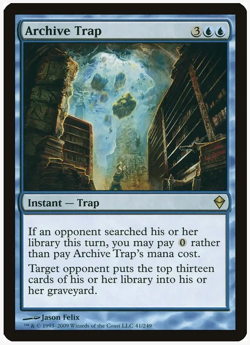 MTG Archive Trap Zendikar 41/249 Regular Rare NM/Mint - Image 1