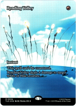 Rending Volley (Borderless Foil) 0034 - Avatar: The Last Airbender TLE MTG NM - Image 1