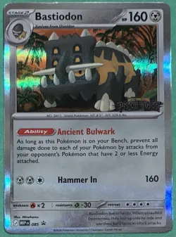 Pokemon Pitch Black Bastiodon 85 Stamped Prerelease Promo Holo Rare Pokemon Card - Image 1