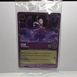 Disney Lorcana Elsa - The Fifth Spirit 6/P3 Promo Foil *SEALED* - Image 1