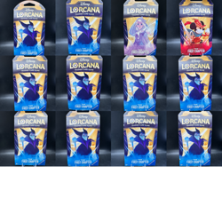Disney Lorcana The First Chapter Sleeved Blister Booster Pack Lot Sealed x12 - Image 1