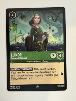 Disney Lorcana Elinor 86/204 Wild Unknown Regular - Image 1