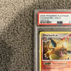 2009 POKEMON PLATINUM ARCEUS #1 CHARIZARD-HOLO PSA 9 - Image 2