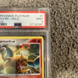 2009 POKEMON PLATINUM ARCEUS #1 CHARIZARD-HOLO PSA 9 - Image 3