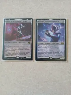 Galactus, Devourer of Worlds and Silver Surfer, Galactus's Herald MTG - Image 1