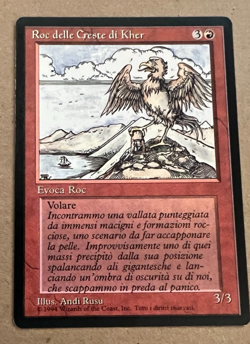 Roc of Kher Ridges - Revised - FBB - Italian - MTG - Magic the Gathering - Image 1
