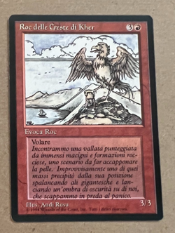 Roc of Kher Ridges - Revised - FBB - Italian - MTG - Magic the Gathering - Image 2