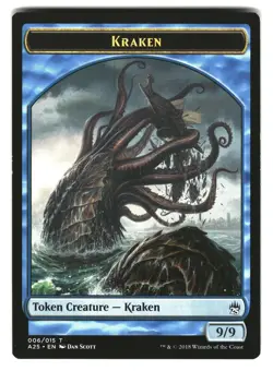Kraken Token 6 Masters 25 Magic: The Gathering Near Mint - Image 1