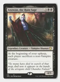 Anowon, the Ruin Sage 118 Commander: Innistrad: Crimson Vow MTG NM - Image 1