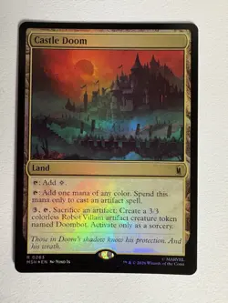 Castle Doom Marvel Super Heroes Rare Foil 263 MTG (2026) - Image 1