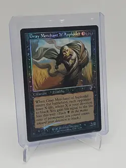 RARE! Gray Merchant of Asphodel #323 Time Spiral Remastered Old Border Foil NM - Image 3