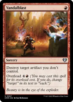 MTG - Vandalblast - Commander Masters - X1 - (NM) - #P6734 - Image 1