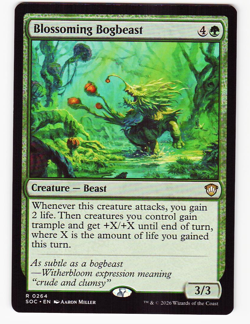 Blossoming Bogbeast Commander: Secrets of Strixhaven Regular - Image 1