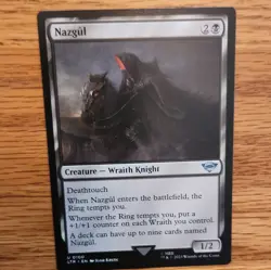 Nazgul 0100 LOTR Tales of Middle-earth Black Uncommon Never Been Played - Image 1