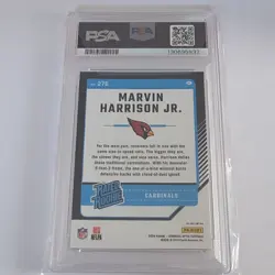 2024 Optic Marvin Harrison Jr Purple Scope Psa 9 - Image 2