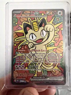 Pokemon TCG Perfect Order Meowth Special Illustration Rare - Image 1