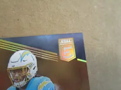 2023 PANINI DONRUSS ELITE QUENTIN JOHNSTON #176 RC ROOKIE GOLD 5/10 CHARGERS - Image 3