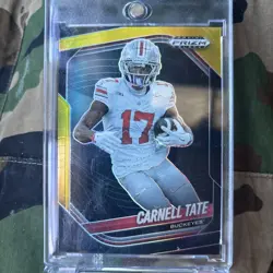 2025 Panini Prizm Black Gold Prizm Carnell Tate #167 /5 Ohio State CLEAN!!!! - Image 1