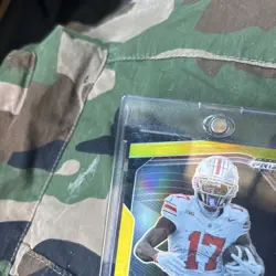 2025 Panini Prizm Black Gold Prizm Carnell Tate #167 /5 Ohio State CLEAN!!!! - Image 3