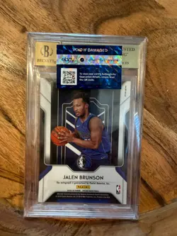 Panini Prizm 2018-19 Jalen Brunson Fast Break Rookie Auto BGS 9.5/10 - Image 4