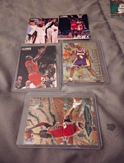 Upper Deck 1998-99 Collector's Choice NBA Card Lot (5) Michael Jordan Kobe - Image 1
