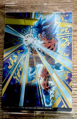 Bandai Son Goku SSGSS 7-24 SR Holo Japanese Dragon Ball Super Broly Card - Image 1